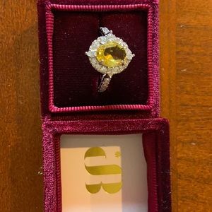Bomb party citrine ring. New